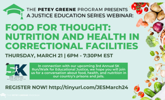 Food for Thought: Nutrition and Health in Correctional Facilities